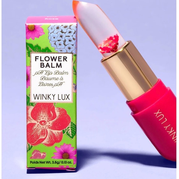 WINKY LUX Flower Balm/Lip Stain With Adjusting Color Based On Lip pH - Pink - Picture 2 of 12